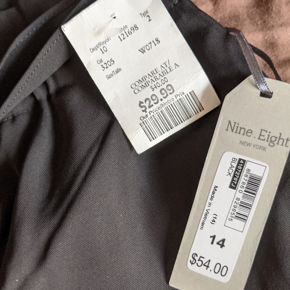 High waisted black flowy pants - Picture 2 of 3